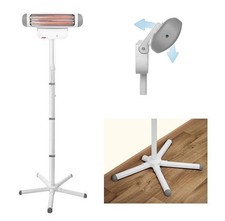 Reer 2in1 FeelWell Wickeltisch Heizstrahler 1928 mit Standfuß 400 / 800W