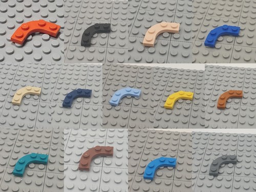 Lego rundplatte ecke - lego®, 4x