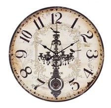 Wanduhr Aus PVC Französische