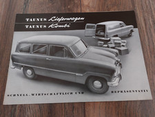 Original Prospekt Ford Taunus