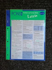 Pons verben auf - pons, einen