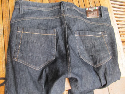 Biker jeans mit leichten - biker,