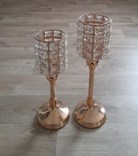 2er Set Formano Windlicht Gold