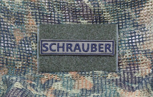Klettpatch schrauber 2x10 - "schrauber",,
