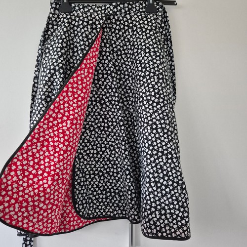 Vintage wickelrock apfelmuster - vintage,