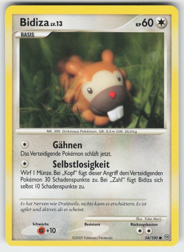 Pokémon bidiza 100 de - bidiza,