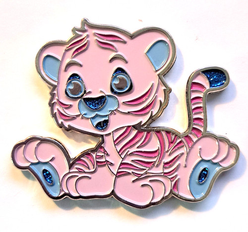 Baby tiger geocoin pink - baby,