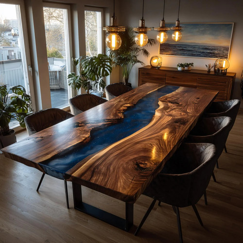 Live edge walnuss - edge, epoxid