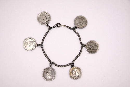 Münzen armband schweizer - armband,