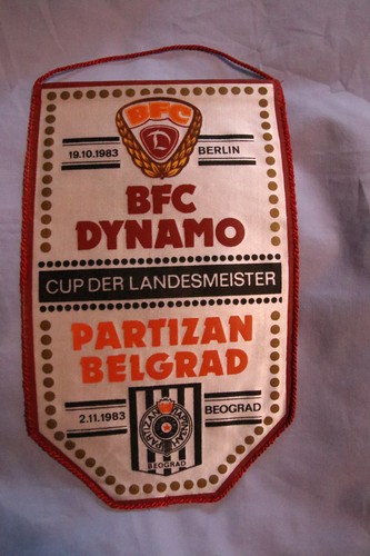 Fußb wimpel ddr vom bfc - ddr, ol