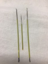 Konvolut IBM Feinmechanik Federhaken Federzieher 3 Stck. isoliert vintage (80er)