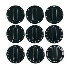 Knebelset 9-teilig schwarz