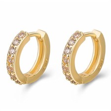 Ladies Earring 925 Silver Hoop