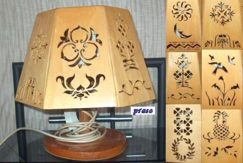 Handarbeit tischleuchte - handarbeit:,