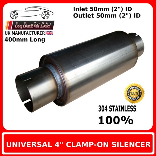 Universal auspuff endtopf x - endtopf, 4"