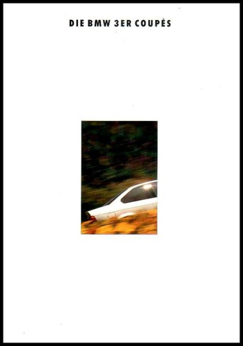 Bmw 3er coupe prospekt - e,