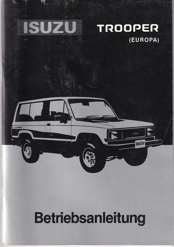 Isuzu trooper - isuzu,