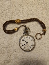 Omega-Taschenuhr aus Stahl -