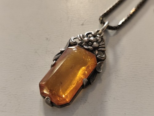 Jugendstil anhänger mit - anhänger,