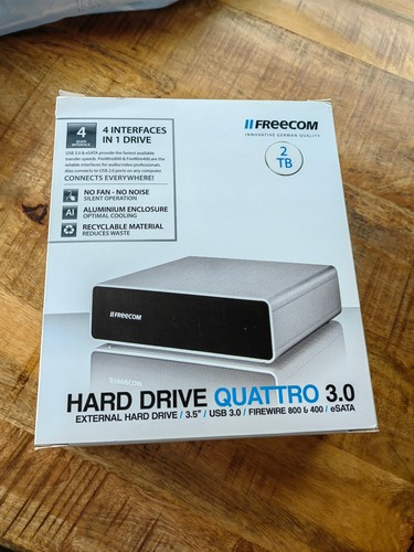 Originalkarton der freecom 2tb - originalkarton,