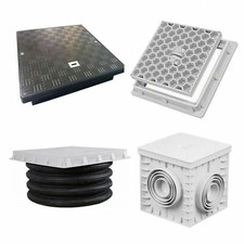 Revisionsschacht Bodenschacht Kontrollschacht Kanaldeckel Kanal/Abdeckung/Hof#