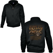 Auto Hot Rod Jacke Zip Rockabilly Oldtimer US-Car Custom Oldschool Biker *1247