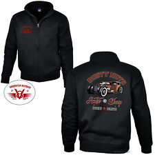 Auto Jacke Oldtimer HotRod Tuning Werkstatt Sweatjacke US-Car Garage *1004 bl