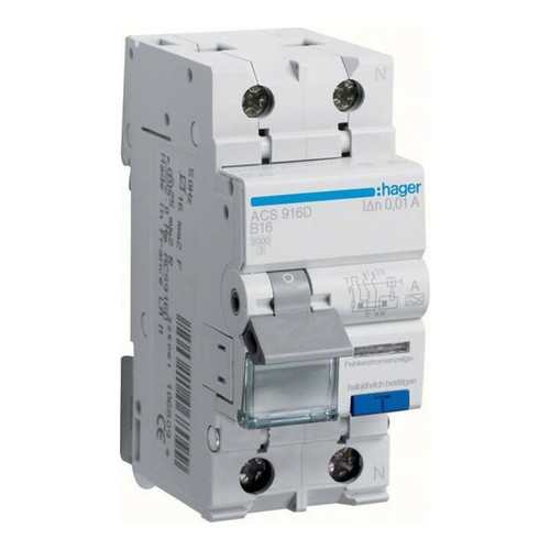 Hager schalter n - fi/ls-schalter, 1p+n