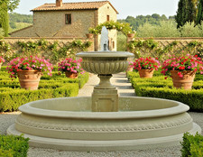 🔶Sandstein Springbrunnen