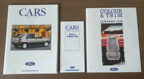 Ford auto prospekt - auto, farbkarte