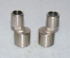 2x Universale S-Anschluss Metall Wannen, Wand & Dusche Armatur 1/2" auf 3/4" N1