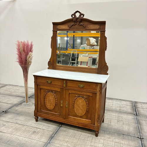 Antiker halbschrank mit - antiker,