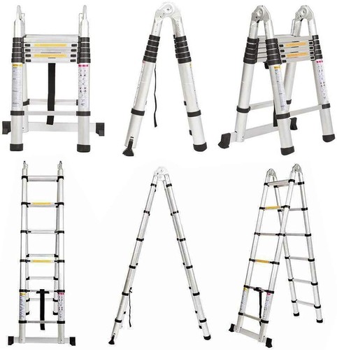 Alu teleskopleiter ausziehbar - alu,
