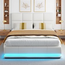 Polsterbett Kunstlederbett