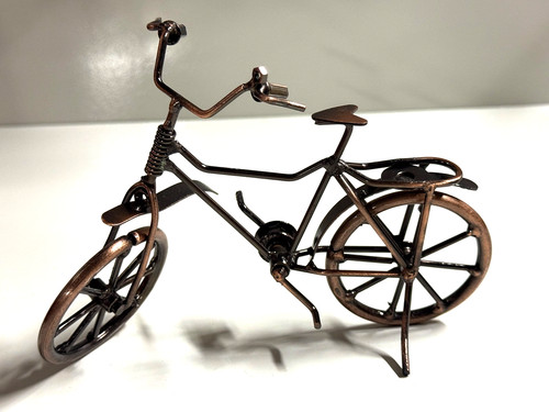 Deko fahrrad aus metall - aus, –