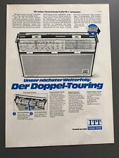 ITT Schaub Lorenz Touring Koffer Radio Original 1973 Vintage Werbung Reklame