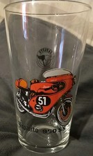 Großes Glas 12 cm " Motorrad