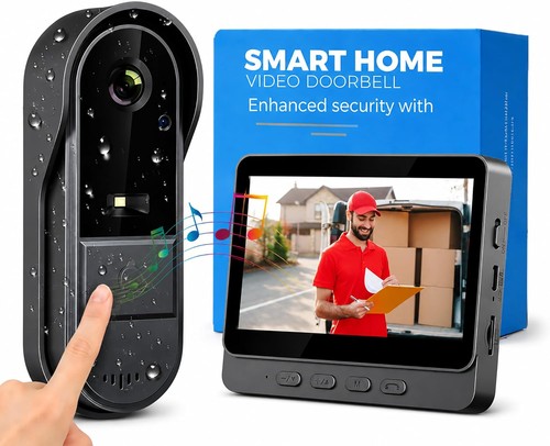 Video türklingel mit - video, kamera