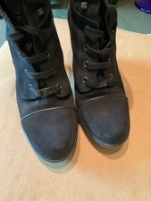 Tod's schwarze Wildlederstiefelettem Gr 39