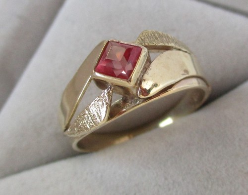 Eleganter 333er gold ring mit - gold,