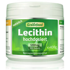 Lecithin, 1200 mg, hochdosiert, 240 Kapseln