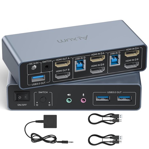 Alxum hdmi kvm switch - für, 2