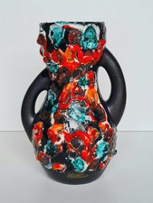 Vase Keramik Fat Lava Stil Vallauris (Asch ? ) St Georges De Didonne 1950-60