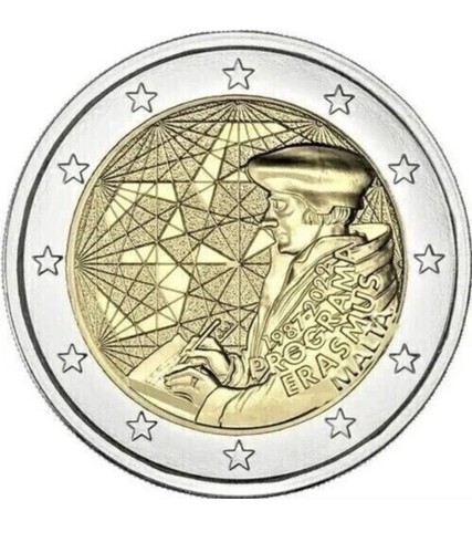 Euro gedenkmünze malta - gedenkmünze, 2022