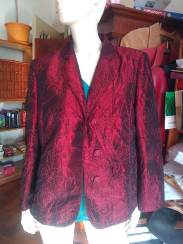 Festlicher weinroter blazer - weinroter,