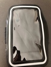 Handy Schutzhülle für den Arm, günstig beim Joggen, Mit Sichtfolie, Schwarz