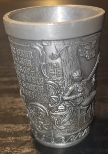 Vintage zinnbecher frieling - zinnbecher,