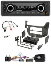 Blaupunkt Bluetooth DAB Lenkrad USB Autoradio für Honda Jazz ab 2014 dunkelgrau