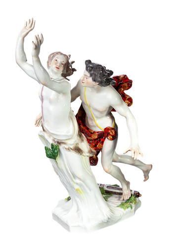 Meissen figur apollo und - meissen,