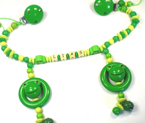 Kinderwagenkette mit namen - kinderwagenkette,